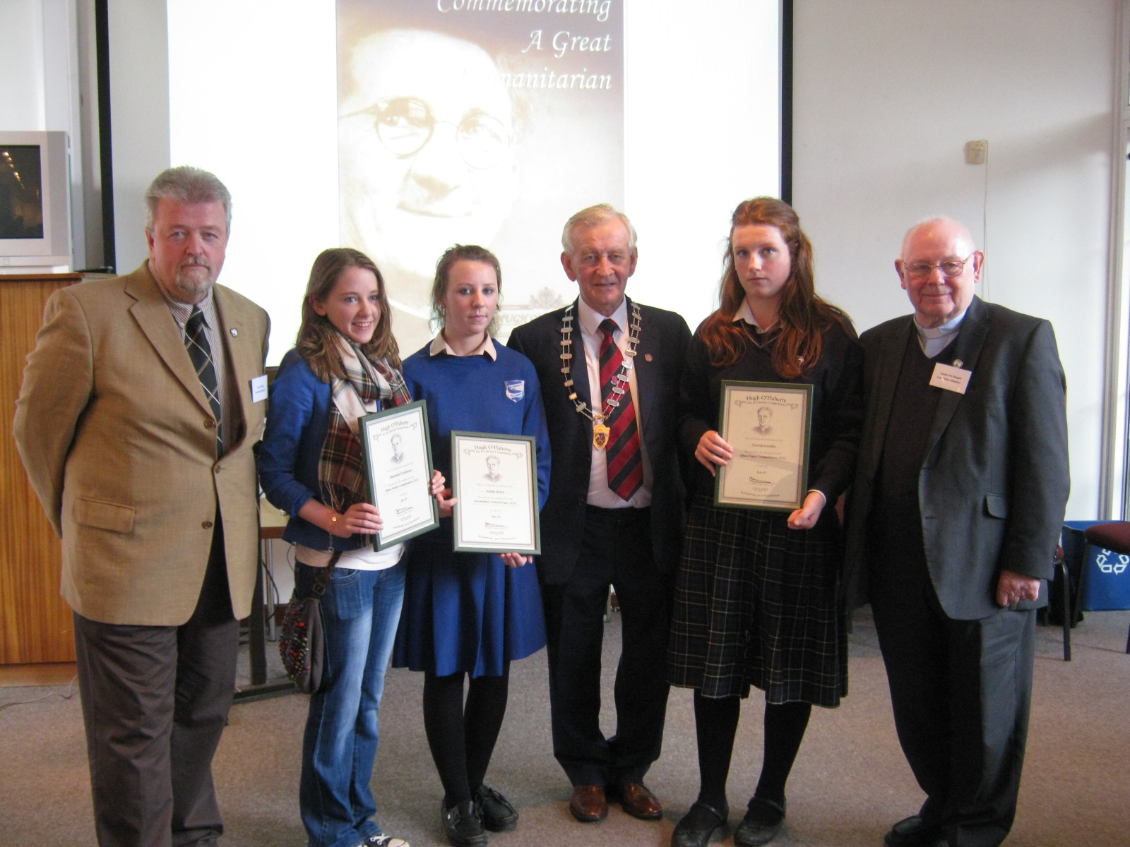 Hugh O'Flaherty Art & Literary Competition Winners