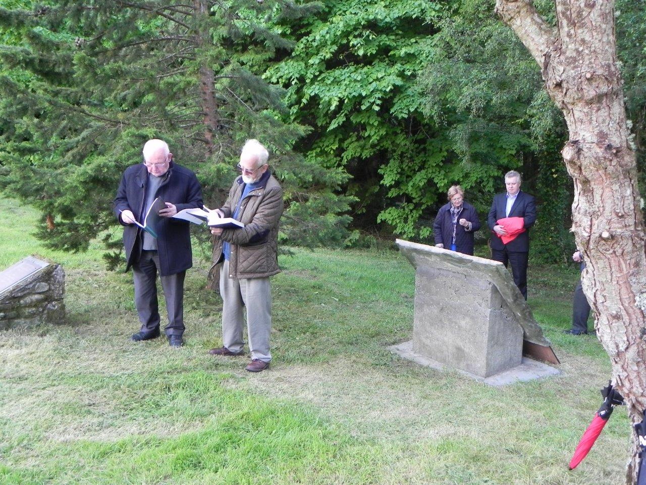 Canon Pat Horgan and Brian Lougheed