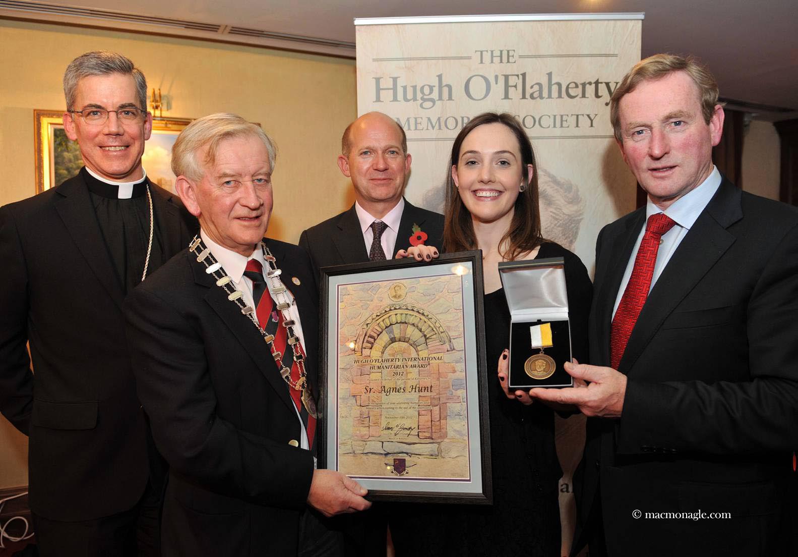 Papal Nuncio, Town Mayor, British Ambassador Dominick Chilcott, Joanne Joyce ICPO, An Taoiseach Enda Kenny