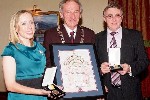 Sharon Cummins presented with The Hugh O'Flaherty Humanitarian Award
